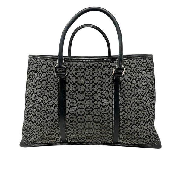 Coach Signature C Logo Business Satchel Tote Bag Mini C  Signature - Picture 14 of 16